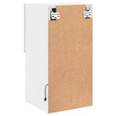 tv-borde med LED-lys 2 stk. 30,5x30x60 cm hvid