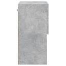 tv-borde med LED-lys 2 stk. 30,5x30x60 cm betongrå