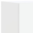 Tv-borde 2 stk. med LED-lys 30,5x30x90 cm hvid