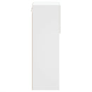 tv-borde 2 stk. med LED-lys 30,5x30x90 cm hvid