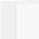 tv-bord med LED-lys 40,5x30x60 cm hvid