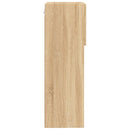 tv-bord med LED-lys 40,5x30x60 cm sonoma-eg