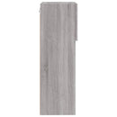 tv-borde 2 stk. med LED-lys 40,5x30x90 cm grå sonoma-eg
