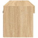 tv-bord 60x30x30 cm med LED-lys sonoma-eg