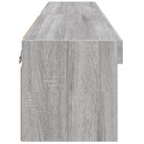 tv-borde 2 stk. 60x30x30 cm med LED-lys grå sonoma-eg