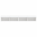 tv-borde 2 stk. med LED-lys 100x30x30 cm hvid