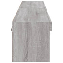 tv-borde 2 stk. 100x30x30 cm med LED-lys grå sonoma-eg