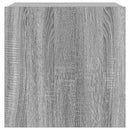 væghængte tv-borde 2 stk. LED-lys 40,5x35x40 cm grå sonoma-eg