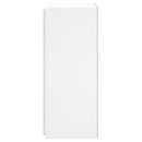 væghængt tv-bord med LED-lys 40,5x35x80 cm hvid