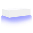 tv-bord med LED-lys 60x35x15,5 cm hvid