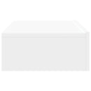 tv-bord med LED-lys 60x35x15,5 cm hvid