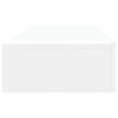 tv-borde 2 stk. med LED-lys 60x35x15,5 cm hvid