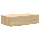 tv-bord med LED-lys 60x35x15,5 cm sonoma-eg