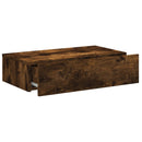 tv-bord med LED-lys 60x35x15,5 cm røget egetræsfarve