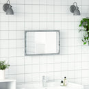 LED-badeværelsesspejl 60x8,5x38 cm konstrueret træ grå sonoma