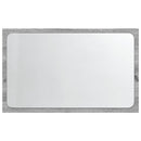 LED-badeværelsesspejl 60x8,5x38 cm konstrueret træ grå sonoma