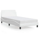 sengeramme Dover 100x190 cm kunstlæder hvid