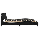 sengeramme Dover 193x203 cm velour sort