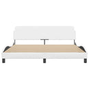 sengeramme Dover 152x203 cm kunstlæder hvid