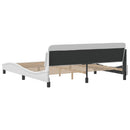 sengeramme Dover 152x203 cm kunstlæder hvid