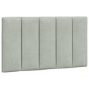gavlpude Hanko 80 cm velour lysegrå