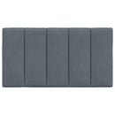 gavlpude Hanko 80 cm velour mørkegrå