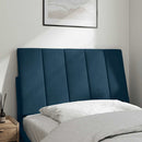 gavlpude Hanko 80 cm velour blå