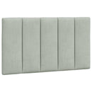 gavlpude Hanko 90 cm velour lysegrå