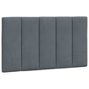 gavlpude Hanko 90 cm velour mørkegrå