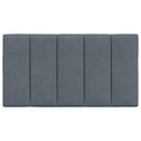 gavlpude Hanko 90 cm velour mørkegrå