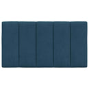 gavlpude Hanko 90 cm velour blå