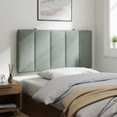 gavlpude Hanko 100 cm velour lysegrå