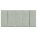 gavlpude Hanko 100 cm velour lysegrå