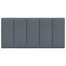 gavlpude Hanko 100 cm velour mørkegrå