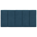 gavlpude Hanko 100 cm velour blå
