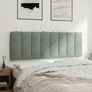 gavlpude Hanko 120 cm velour lysegrå