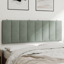 gavlpude Hanko 120 cm velour lysegrå