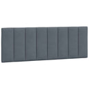 gavlpude Hanko 120 cm velour mørkegrå