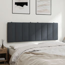 gavlpude Hanko 137 cm velour mørkegrå