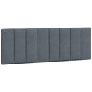 gavlpude Hanko 140 cm velour mørkegrå