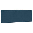 gavlpude Hanko 140 cm velour blå