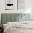gavlpude Hanko 160 cm velour lysegrå