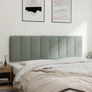 gavlpude Hanko 160 cm velour lysegrå