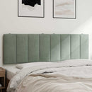 gavlpude Hanko 160 cm velour lysegrå