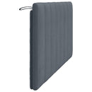gavlpude Hanko 160 cm velour mørkegrå