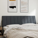 gavlpude Hanko 180 cm velour mørkegrå