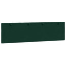 gavlpude Hanko 180 cm velour mørkegrøn