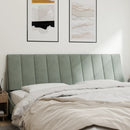 gavlpude Hanko 183 cm velour lysegrå