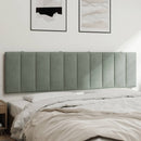 gavlpude Hanko 183 cm velour lysegrå