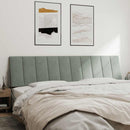 gavlpude Hanko 200 cm velour lysegrå